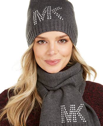 cheap michael kors hat and scarf set|michael kors scarf women.